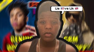 Genius Open Mic vs GRM Daily Duppy US VS UK reaction [upl. by Manas]