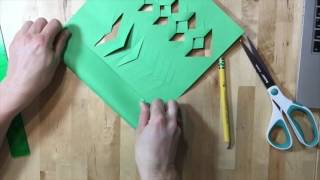 Simple Kirigami tutorial [upl. by Doolittle]