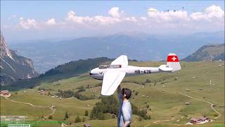 Aerofly RC7 simulator with DFS Kranich glider [upl. by Eva758]