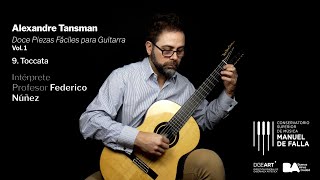 TUTORIAL  GUITARRA  Alexander Tansman  Piezas fáciles vol1 Toccata [upl. by Yanehc]