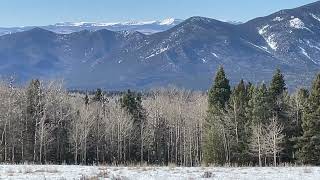 Snow Top View Snow Drive 4K  Mountain Winter Snow Plow  weather report update after storm [upl. by Anitahs829]