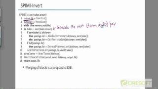 WDM 43 Index Construction Using Blocked Sort Based Indexing Algorithm [upl. by Eceirtal]