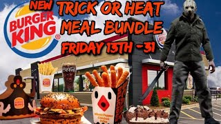 Burger King NEW Trick Or Heat Meal Ft GHOST PEPPER Whopper amp Ghost Pepper Chicken Fries [upl. by Gibby856]