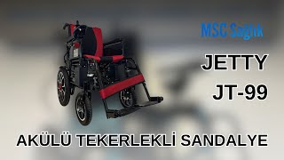 JETTY JT99 AKÜLÜ TEKERLEKLİ SANDALYE  444 0 989  akülüsandalye tekerleklisandalye keşfet [upl. by Bogusz]