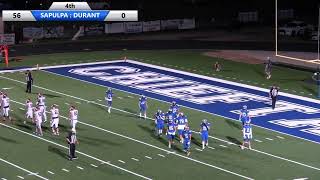 2023 Sapulpa High School Homecoming Football Game vs Durant [upl. by Feledy]