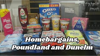 Home Bargains Poundland and Dunelm haul frugalliving vlog haul [upl. by Greiner470]