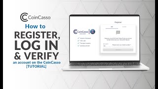 How to register log in and verify an account on the CoinCasso Exchange Tutorial [upl. by Straub897]