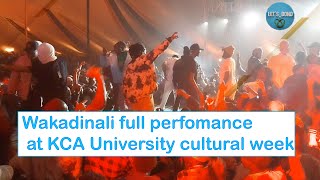 WAKADINALI FULL performance at KCA University Cultural week [upl. by Annaik]