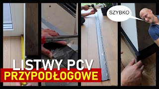 Listwy przypodłogowe PCV szybko łatwo każdy da radę [upl. by Ahilam507]