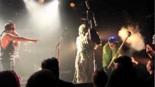 Otto Von Schirach Live w Bananna Sloth Alligator jesus Zombie Dre LA in 4 16 2012 echoplex part 1 [upl. by Bein]