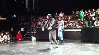 Juste Debout Japon LES TWINS preselection 2011 1 11 tokyo hip hop [upl. by Nahtaoj]