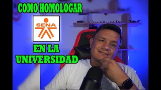 Como homologar la ingenieria de software  ADSI  ADSU tecnicos y tecnologos y otras carreras SENA [upl. by Fredel933]