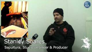 Sepultura  Stanley Soares  Studio engineer interview  AKG C414 [upl. by Rai]