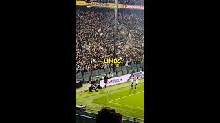 I Filmed The Biggest LIMBS at Feyenoord vs Marseille shorts limbs [upl. by Whitelaw]