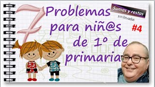 PROBLEMAS de SUMAS y RESTAS SIN LLEVADAS PRIMERO de PRIMARIA 4 ACADEMIADIEGO [upl. by Evelina]