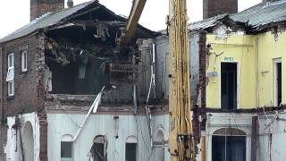 Demolition of Fishpool Farnworth Royal Bolton Hospital [upl. by Lerner]