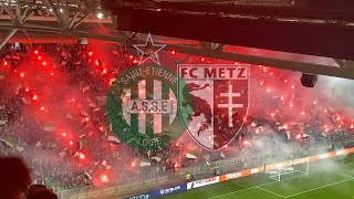 AMBIANCE SAINTETIENNE  METZ ASSEFCM 21  A UN MATCH DUN RETOUR EN LIGUE 1 [upl. by Jara]