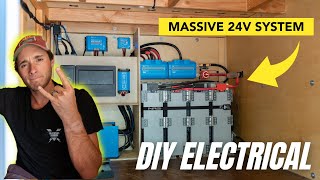 DIY Camper Van Electrical Install  START TO FINISH 24V  BATTLE BORN BATTERIES X EXPLORISTLIFE [upl. by Ogires]