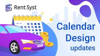 Calendar design updates  RentSyst [upl. by Velleman]