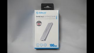 ORICO USBC NVMe M2 SSDケース NVMeのみ対応 USB 31 Gen2 10Gbps 外付けケース PCM2SV 動画レビュー NVMe SSD 外付けケース [upl. by Wernick]