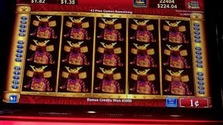 Konami Gaming Xtra Reward  FanTastic Gold Slot Bonus Huge Win [upl. by Hairaza894]