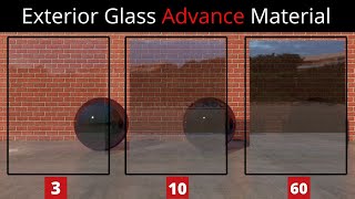 How to Create Realistic Exterior Glass Material in VRay for SketchUp [upl. by Ambert]