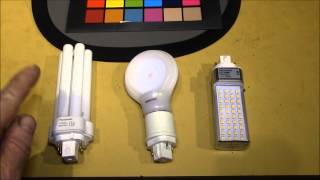 CFL vs LED Color Rendering and Efficacy [upl. by Wilmar]