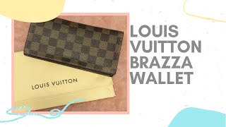 Louis Vuitton Brazza Wallet Review 2022 [upl. by Sussi]