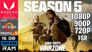 Call of Duty Warzone Temporada 5  Ryzen 5 5600G  16GB RAM [upl. by Nareht]