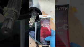 Changing your lower unit lube boating boatmaintenance oilchange mercuryproteam [upl. by Ahtelra]