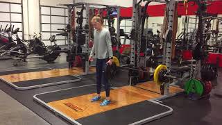 Vertical Jump Training Single Arm Weighted Jump Squat [upl. by Caputo41]