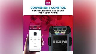 ION Block Rocker Portable Party Speaker with Karaoke Microphone [upl. by Inalaeham]