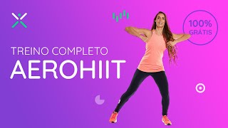 AEROHIIT COMPLETO PARA EMAGRECER EM CASA [upl. by Ahseiyk134]