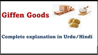 what are giffen goods  Examples of giffen goods  demand curve of giffen goods [upl. by Eitsirhc]