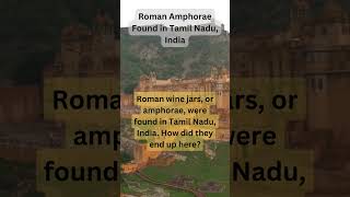 Roman Amphorae Found in Tamil Nadu India import export ancienthistory romania [upl. by Auqenahc]