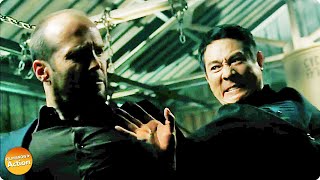 JASON STATHAM vs SCOTT ADKINS JET LI amp MEGALODON  Fight Scenes [upl. by Radec218]