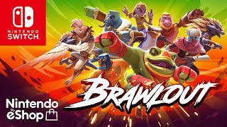 Brawlout Nintendo Switch Launch Trailer [upl. by Ordnassela619]