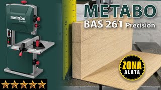 Metabo BAS 261 Precision Tračna Testera za Drvo Bansek Recenzija 4K [upl. by Ardella]