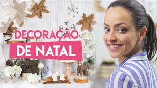 DECORAÇÃO DE NATAL  Mesa completa linda simples e fácil [upl. by Newman728]