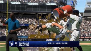 MLB Yankees Travis Shaw Walkoff Win 2021 PS4 [upl. by Enaenaj92]