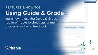 How to Use Guide amp Grade in Writable [upl. by Haras]