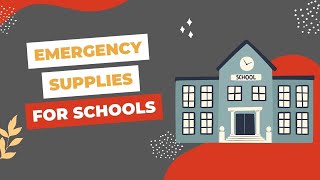 Supplying a School for Emergencies [upl. by Cargian]