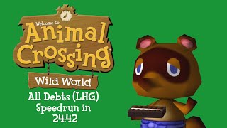 Animal Crossing Wild World  All Debts LHG Speedrun in 2442 [upl. by Catherine]