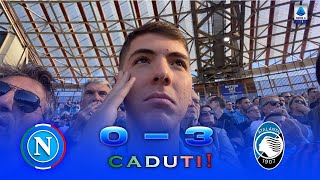 CADUTI NAPOLI 03 ATALANTA LIVE REACTION TIFOSI NAPOLETANI AL MARADONA [upl. by Akcirehs]