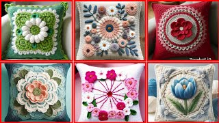 BohemianInspired Crochet Pillow Covers Beautiful Floral Designs for Your Home2024 [upl. by Leikeze269]