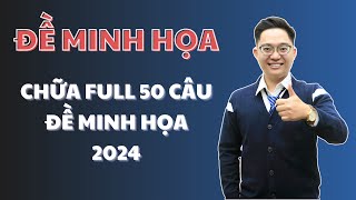 Chữa FULL 50 CÂU Đề Minh Họa Chính Thức THPTQG 2024  Môn Toán  Thầy Bùi Ngọc Quang [upl. by Todd]