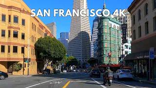 San Francisco 4K Driving Tour  Drive Through Downtown San Francisco [upl. by Ylicis]