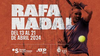 Rafa Nadal will play in the Barcelona Open Banc Sabadell 2024 [upl. by Kos]