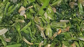 কলমির শাক ভাজি ।। kolmi shak vaji [upl. by Wong454]