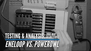 How do they compare to Eneloops Testing and Analysis of the POWEROWL 2800 mAh AA Batteries [upl. by Ardnekahs]